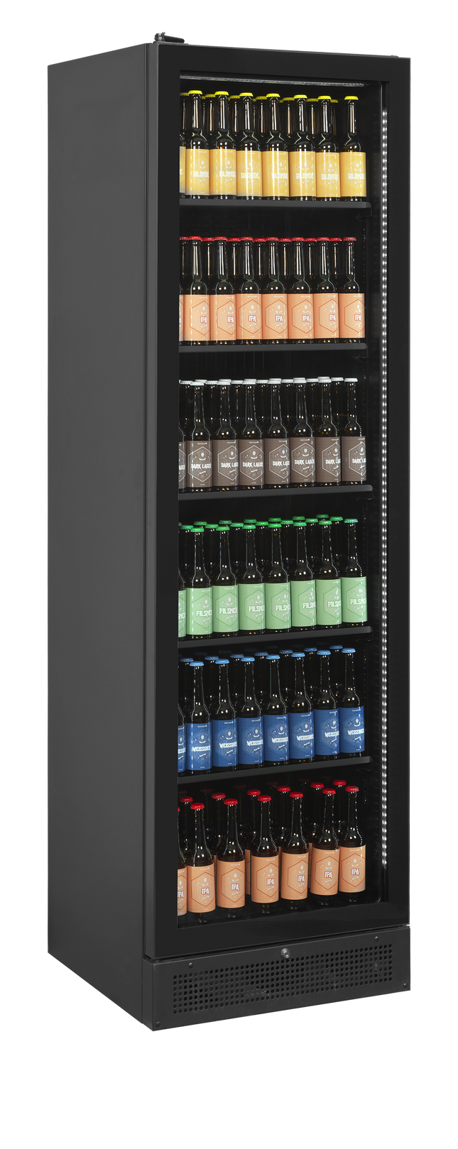 Flessenkoeler met linksdraaiende deur - SCU1425 FRAMELESS L/H