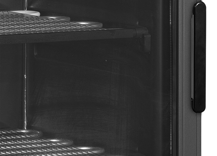Congélateur vitrine, charnière à gauche - UFSC371G Noir L/H 270L