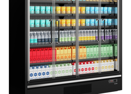 Supermarket Multideck Cooler - Galaxy+ GP20FGD Black
