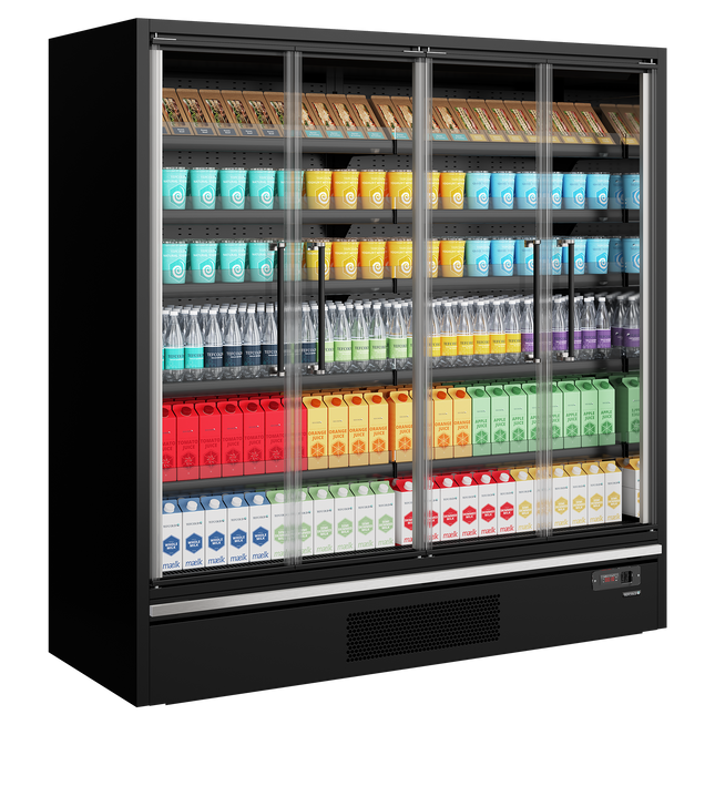 Supermarket Multideck Cooler - Galaxy+ GP20FGD Black