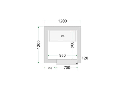 Koelcelpanelen 120 mm - CR 120x120x220