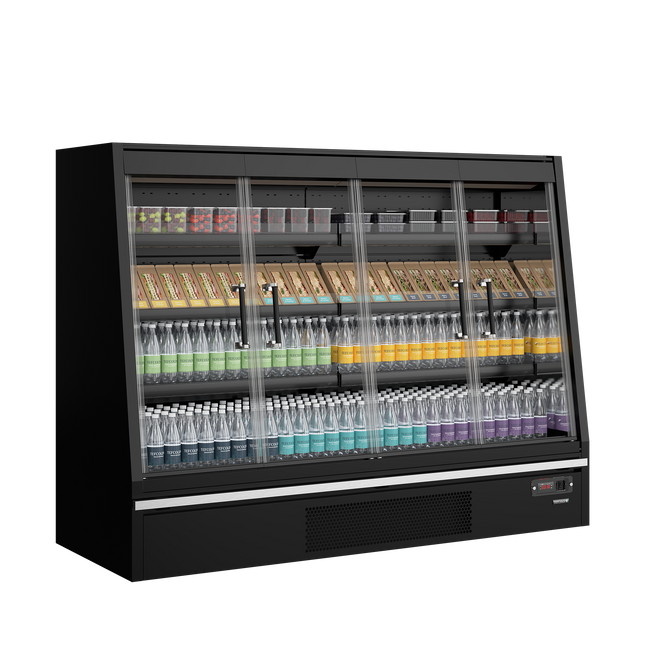 Supermarkt Multideck Koeler - Galaxy+ GPL20FGD Zwart