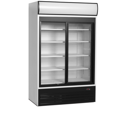 Lodówka wystawowa 2-drzwiowa z daszkiem - FSC1200S