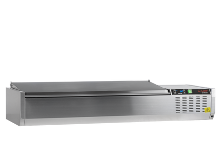 Vitrinekoeler GN1/4 - GVC33-140 RVS