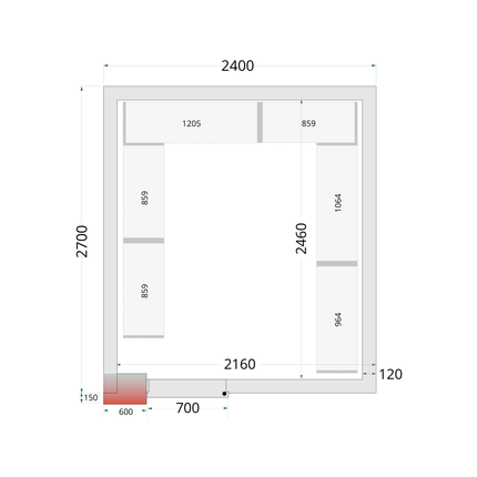 CRNF2427 - Shelf Rack System Kit