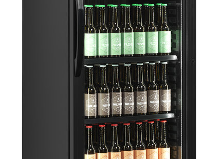 Noir Vitrine à boissons réfrigérée - CEV425CP NOIR
