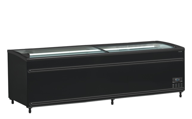Black Supermarket Cooler / Freezer - SFI250B-CF VS