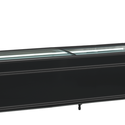Black Supermarket Cooler / Freezer - SFI250B-CF VS