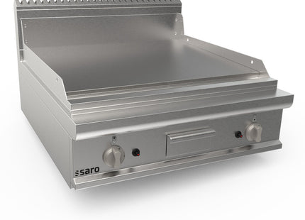 SARO gasgrillplade, 800 mm bred, bordmodel, glat 
Model LQ / FTG4BBL