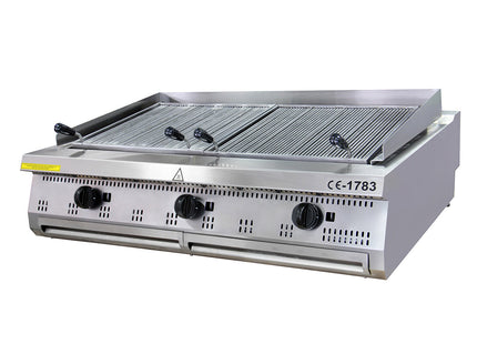 Premium Chargrill - 3 Zones - Triple Unit - 90cm Deep - Gas