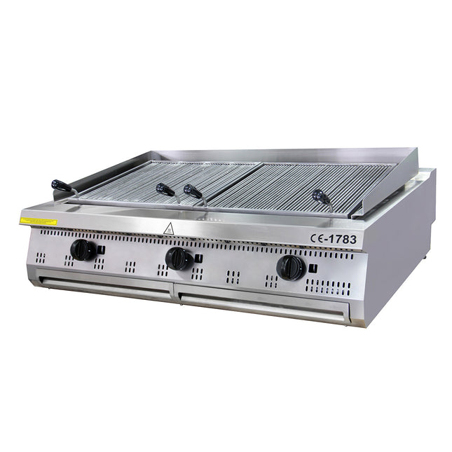 Chargrill Premium - 3 Zones - Unité Triple - Profondeur 90 cm - Gaz
