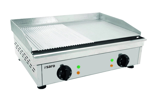 SARO-grillplade (rillet + glat) 
Model FRY TOP GM 610 M