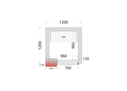 Coldroom Panels 120 mm - CR 120x120x220
