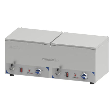 Dubbele bain-marie waterverwarmde worstwarmer