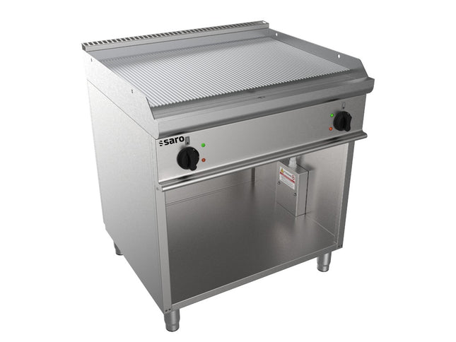 SARO elektrisk grillplade med åben underdel, 
model E7/KTE2BAR