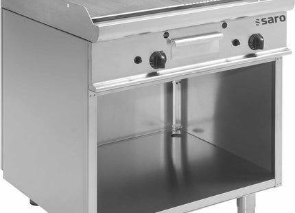 SARO gasgrillplade med åben underdel, 
model E7/KTG2BAM