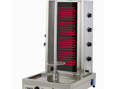SARO elektrisk döner-/gyrosgrill til 80 kg kød 
Model ED4