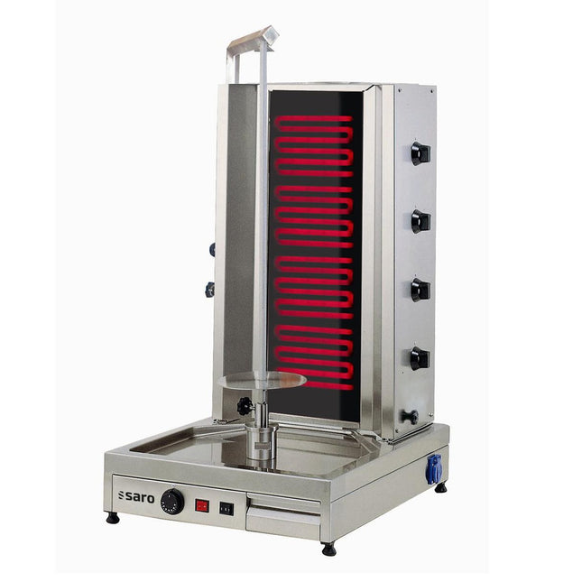 SARO elektrisk döner-/gyrosgrill til 80 kg kød 
Model ED4