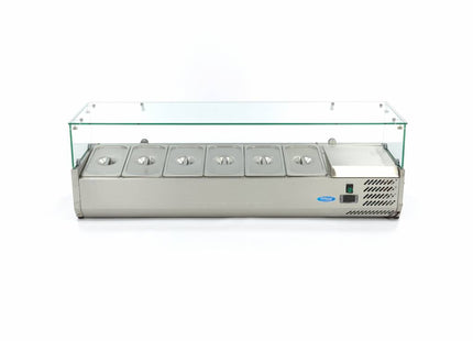 Réfrigérateur de préparation à poser - 140 cm - Pour 6 x 1/3 GN