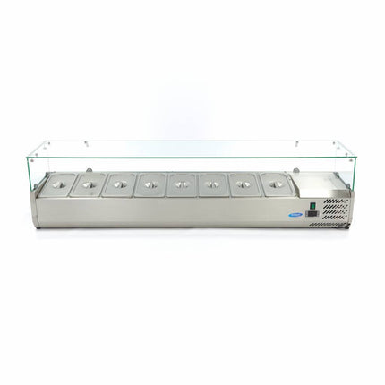 Réfrigérateur de préparation à poser - 180 cm - Pour 8 x 1/3 GN