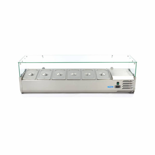 Countertop Prep Fridge - 150cm - Fits 6 x 1/3 GN