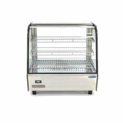 Oppvarmet matdisplay - 120L - 67,8cm - 3 hyller