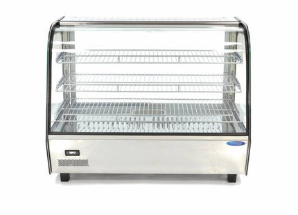 Oppvarmet matdisplay - 160L - 85,6cm - 3 hyller