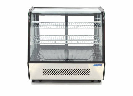 Display Kylskåp - 120L - 70cm - Bakskjutbar Dörrar
