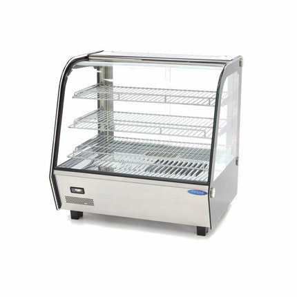 Oppvarmet matdisplay - 120L - 67,8cm - 3 hyller