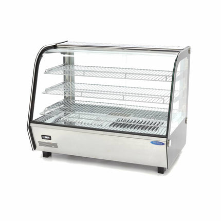 Beheiztes Lebensmitteldisplay – 160 l – 85,6 cm – 3 Regale
