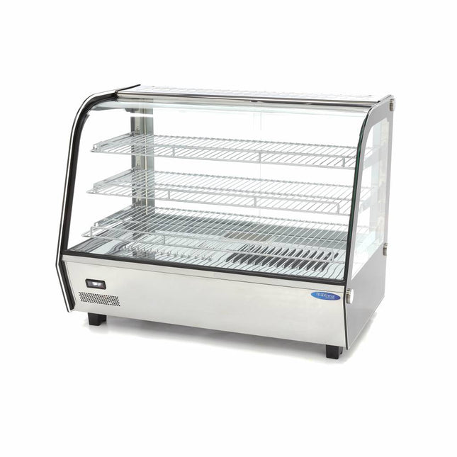 Oppvarmet matdisplay - 160L - 85,6cm - 3 hyller