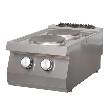 Cuisinière Robuste - 2 Feux - Unité Unique - 70cm de Profondeur - Électrique