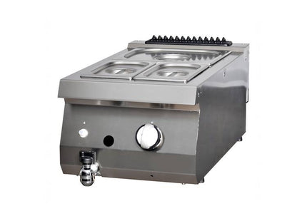 Heavy Duty Bain Marie - Enkel enhet - 70cm dyp - Gass