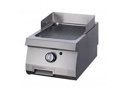 Heavy Duty Griddle - Grooved Chrome - Single Unit - 70cm Deep - Gas
