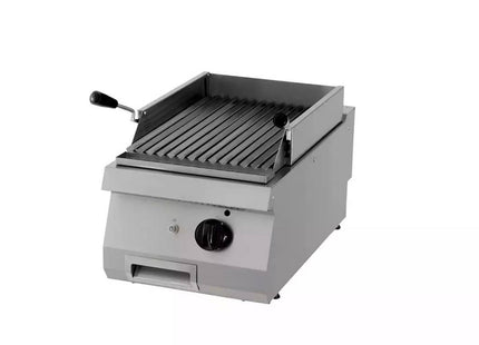 Robuster Lavasteingrill – Einzelgerät – 70 cm tief – Gas