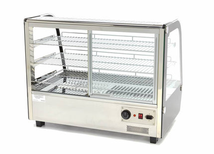 Oppvarmet matdisplay - 160L - 85,6cm - 3 hyller