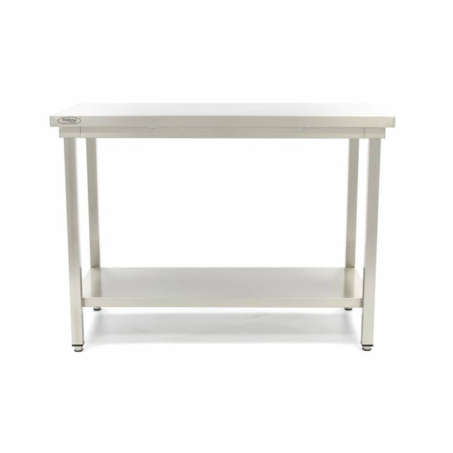 Rustfritt stålbord - 80 x 70cm - Justerbar høyde