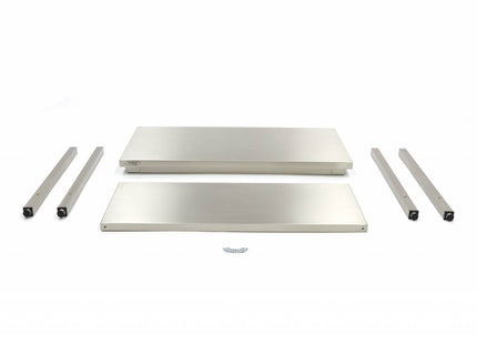 Table en acier inoxydable - 200 x 70 cm - Hauteur réglable