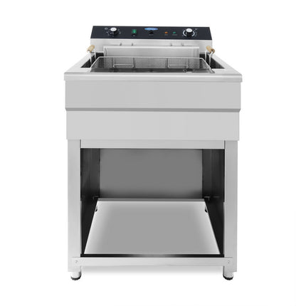 Fritteuse – 45 l – 1 Korb – mit Ablasshahn – 400 V