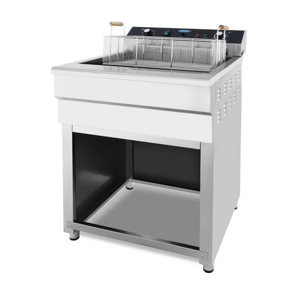 Fritteuse – 45 l – 1 Korb – mit Ablasshahn – 400 V