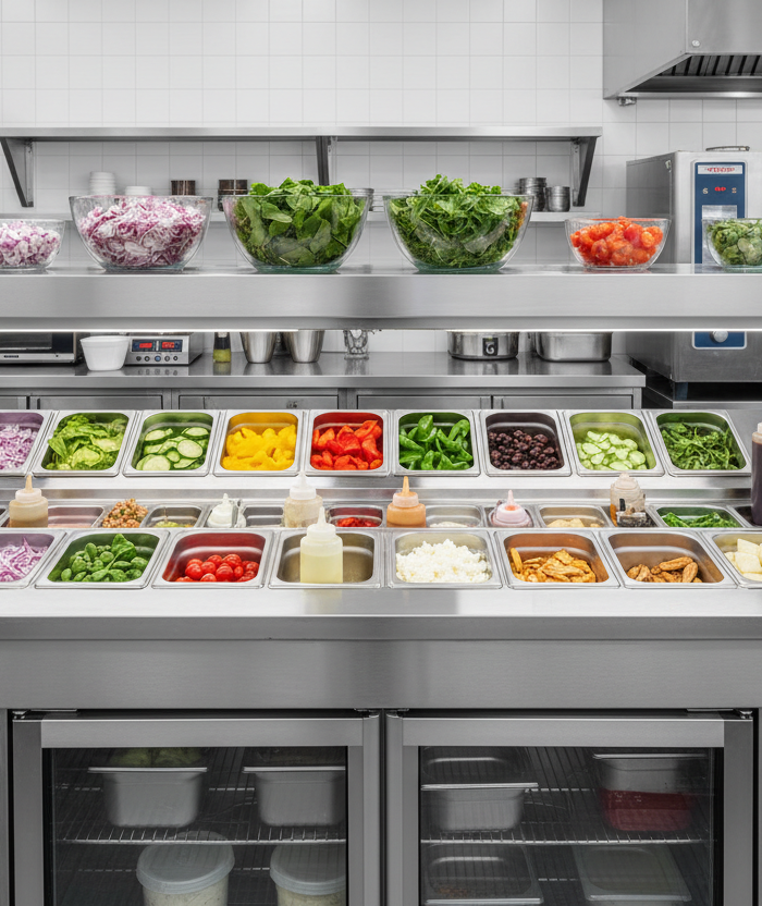 <h1>Saladette - Preparation Counters</h1>