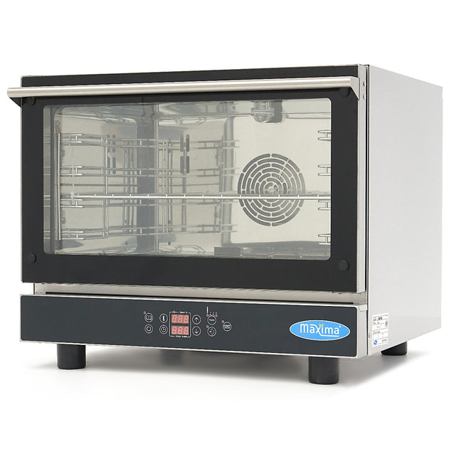 Kombidampovn - Passer til 4 bakker (1/1 GN / 60 x 40 cm) - Digitalt display - 400V