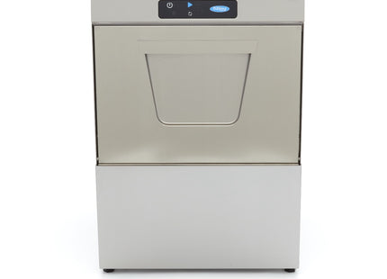Undercounter Dishwasher - 50 x 50cm - with Drain, Rinse Aid and Soap Pump - Digital Display - 400V