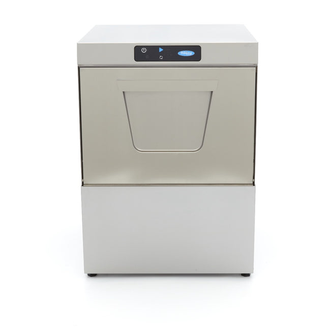 Undercounter Dishwasher - 50 x 50cm - with Drain, Rinse Aid and Soap Pump - Digital Display - 400V