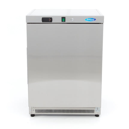 Fryser - 200L - 2 faste hylder - Rustfrit stål