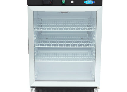 Kylskåp - 200L - Svart - med glas Dörr