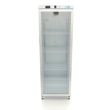 Koelkast - 400L - Wit - met Glazen Deur