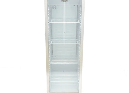 Kylskåp - 400L - Svart - med glas Dörr
