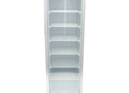 Frys - 400L - Svart - med glas Dörr