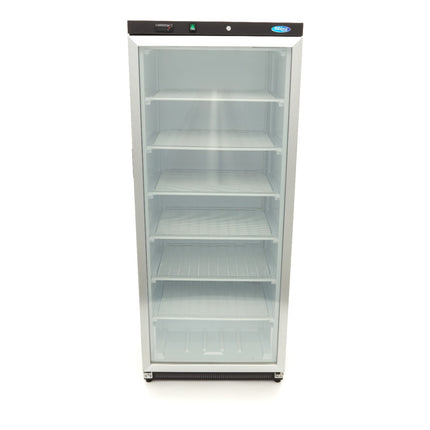 Fryser - 600L - Sort - med glaslåge